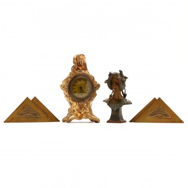 three-art-nouveau-desk-accessories