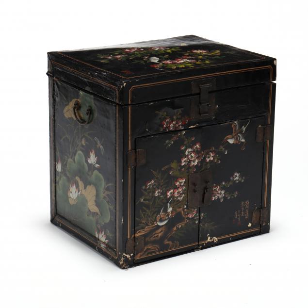 a-chinese-lacquered-and-painted-pigskin-storage-box