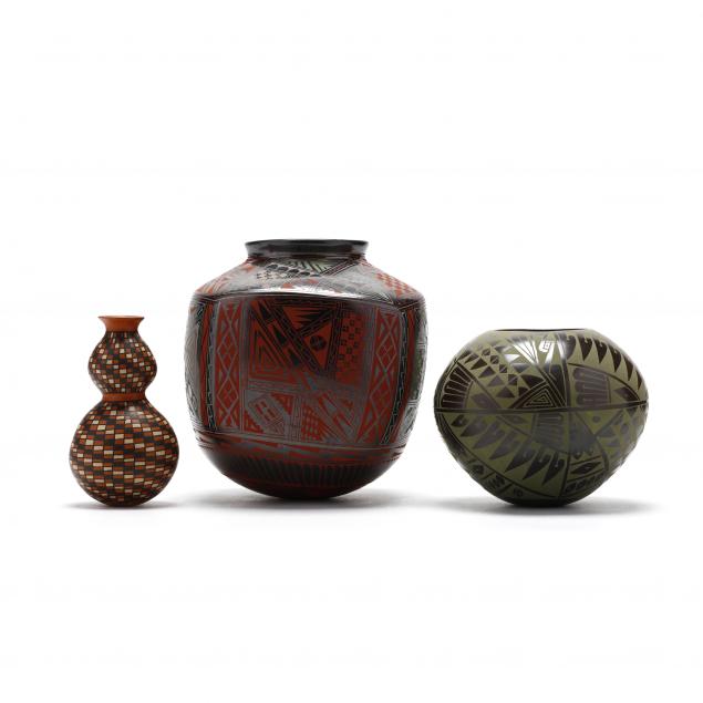 three-signed-examples-of-mata-ortiz-pottery