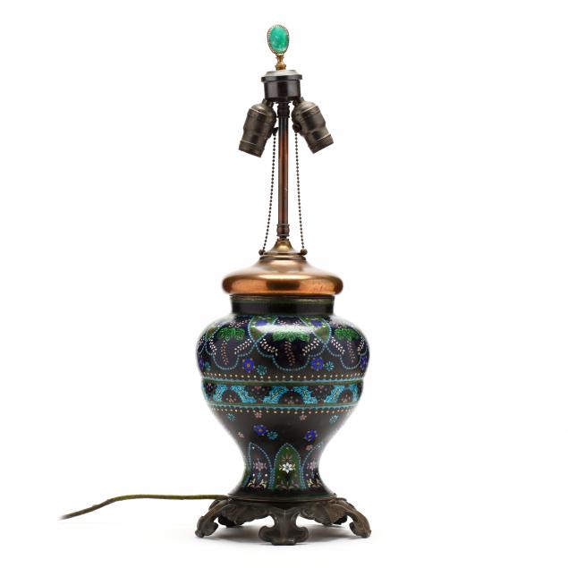 antique-cloisonne-table-lamp