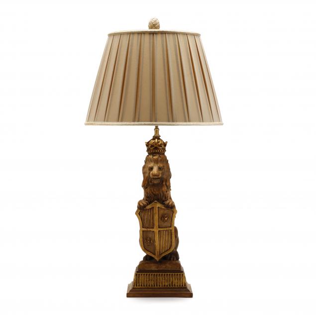 heraldic-lion-table-lamp