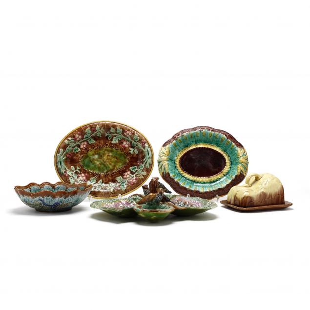 majolica-serving-plates