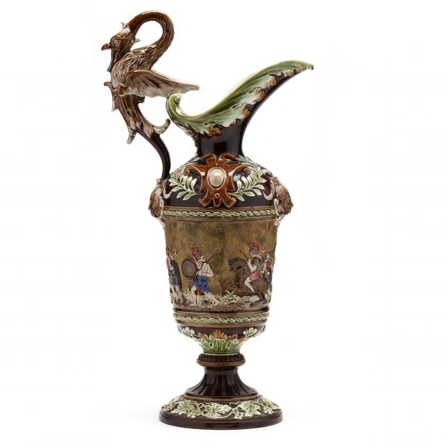 majolica-ewer-wilheim-schiller