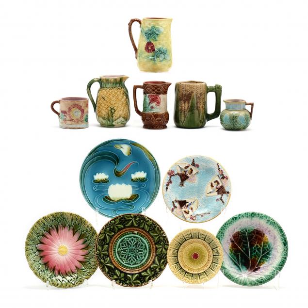 a-group-of-majolica