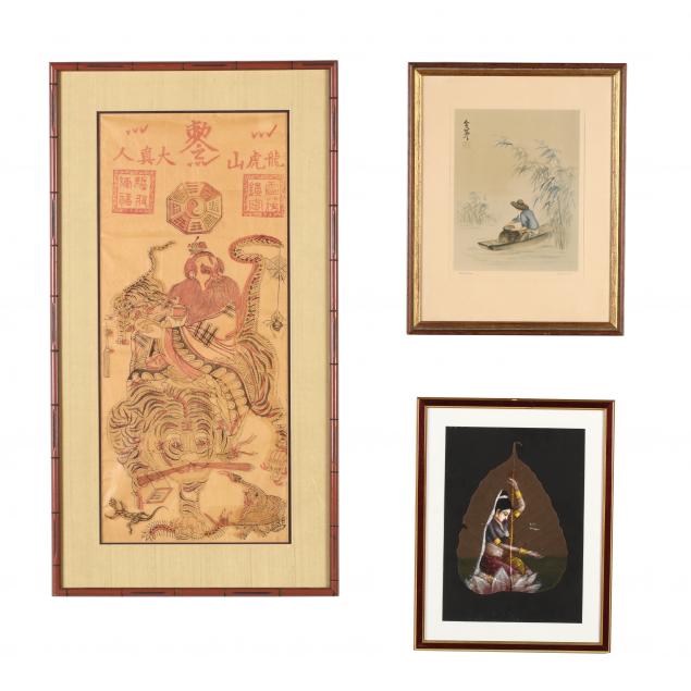 three-asian-art-works