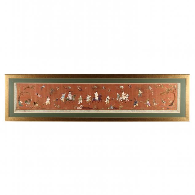 a-large-chinese-qing-dynasty-embroidery-panel