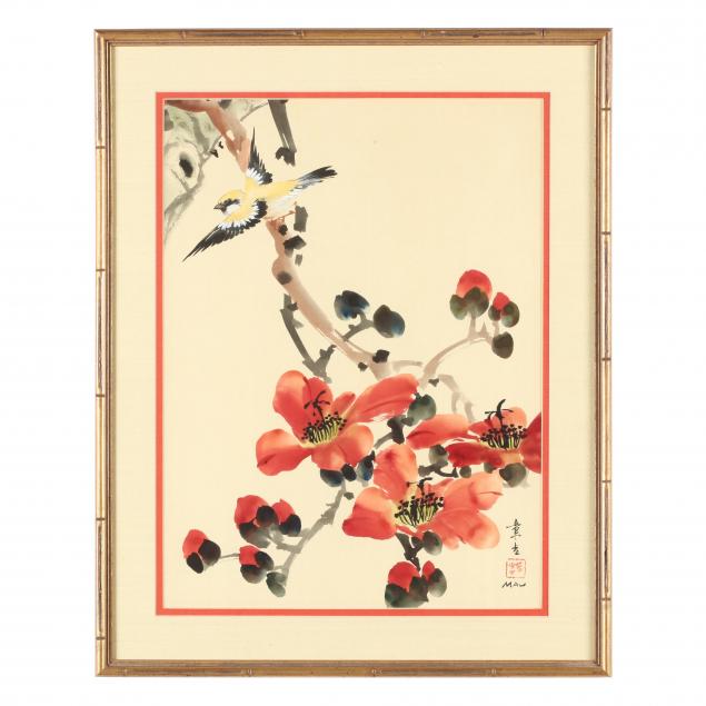 a-chinese-bird-and-flower-painting