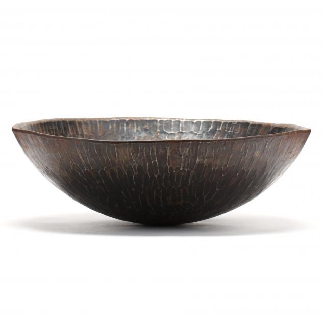modern-hammered-steel-bowl