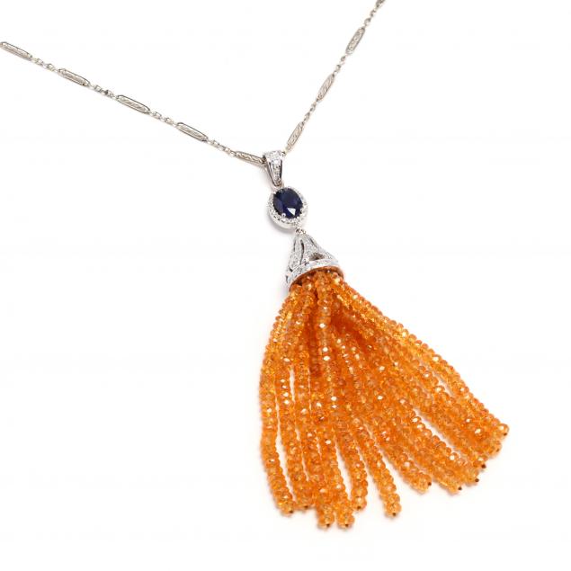 18kt-white-gold-sapphire-and-diamond-tassel-necklace