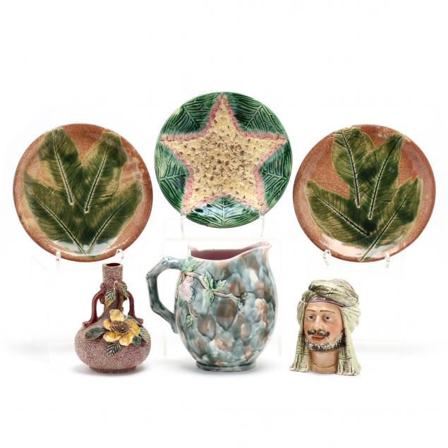 a-group-of-majolica