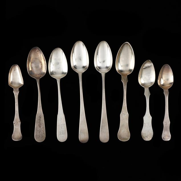 eight-baltimore-coin-silver-spoons