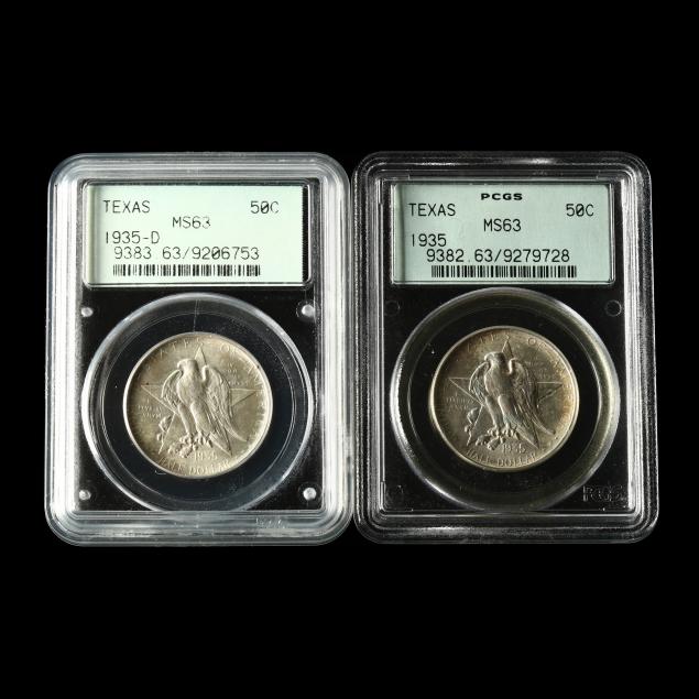 1935-and-1935-d-texas-halves-pcgs-ms63