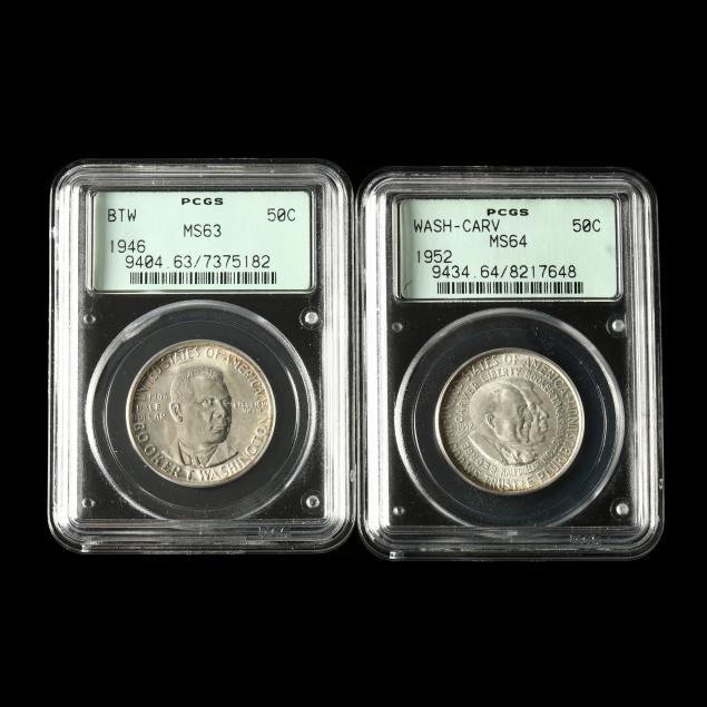 1946-b-t-washington-half-and-1952-washington-carver-half