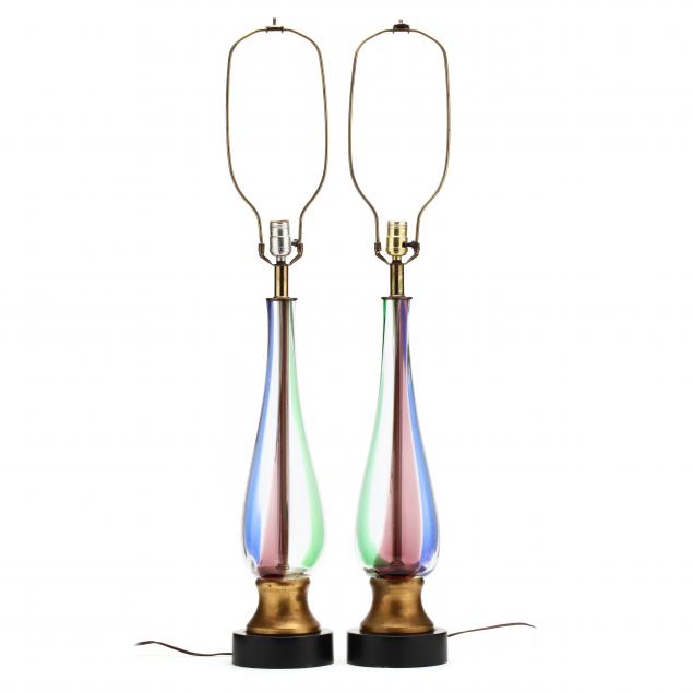 att-fulvio-bianconi-pair-of-murano-table-lamps