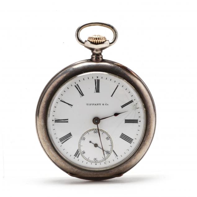 vintage-sterling-silver-open-face-pocket-watch-tiffany-co
