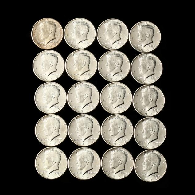 roll-of-20-uncirculated-1964-kennedy-halves
