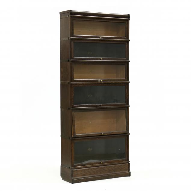 macey-oak-six-stack-barrister-bookcase