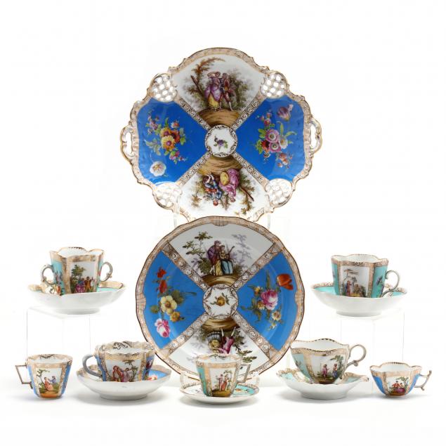 a-german-porcelain-tableware-selection