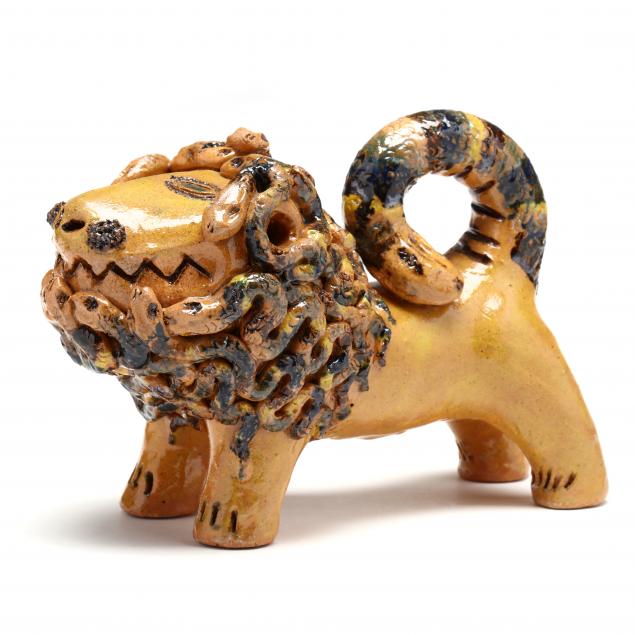 nc-folk-pottery-billy-ray-hussey-the-medusa-lion