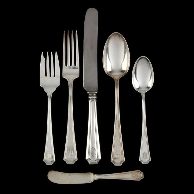 gorham-durgin-fairfax-sterling-silver-flatware-service