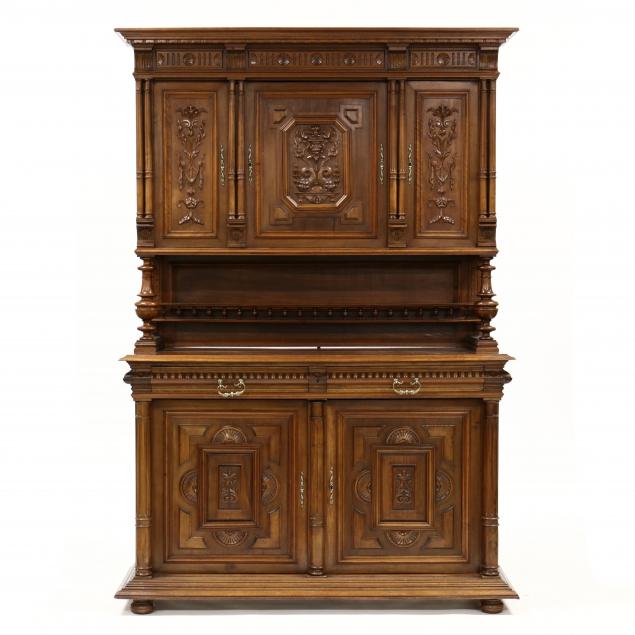 belgian-carved-walnut-court-cupboard