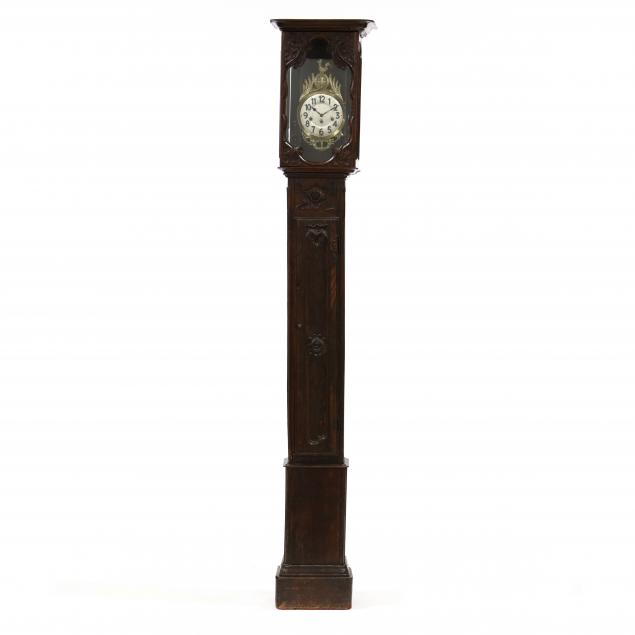 antique-french-carved-oak-tall-case-clock