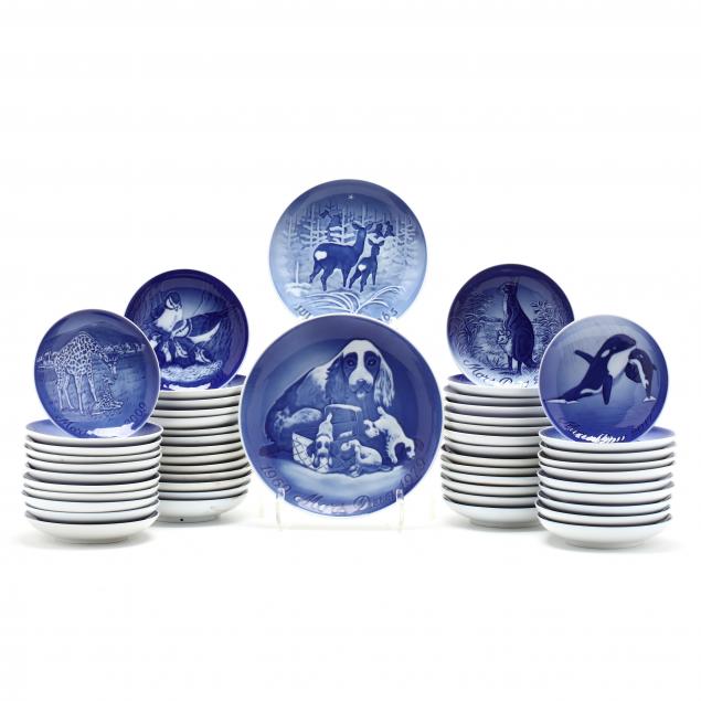 approximately-50-bing-grondahl-porcelain-calendar-plates