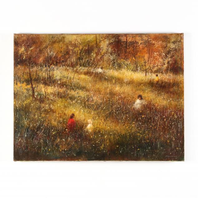 mary-katharine-loyacano-mccravey-ms-1910-2009-children-picking-wildflowers