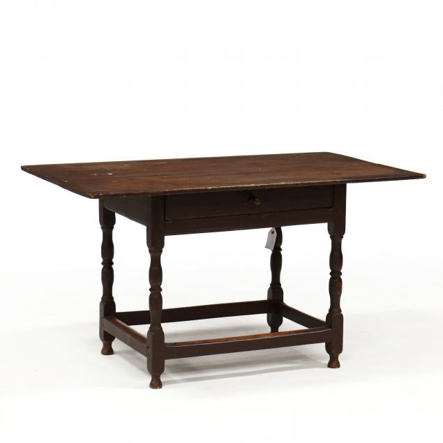 new-england-painted-stretcher-base-tavern-table