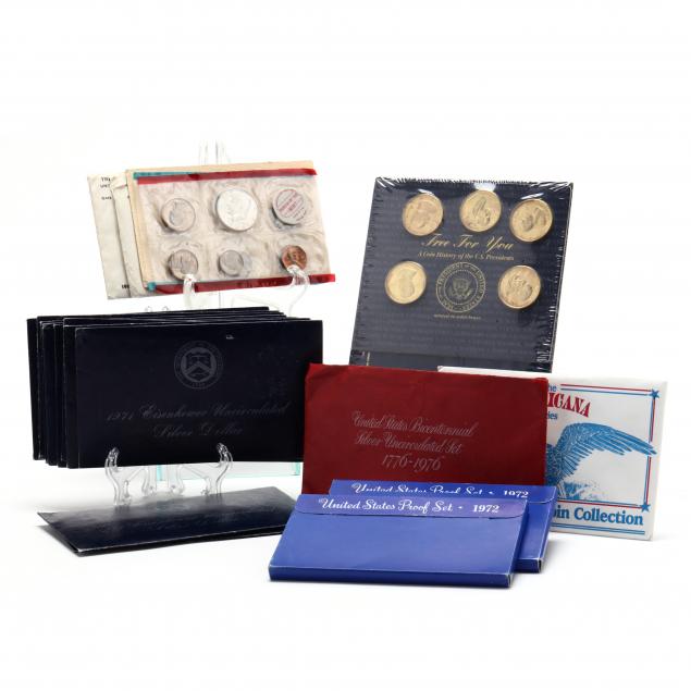 various-u-s-proof-and-uncirculated-coins