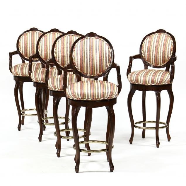 set-of-five-queen-anne-style-mahogany-bar-stools