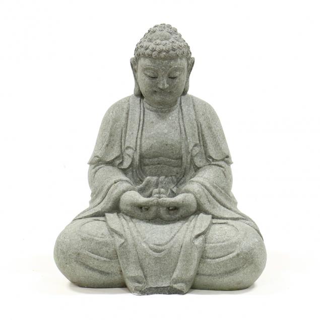 a-large-granite-sculpture-of-a-buddha