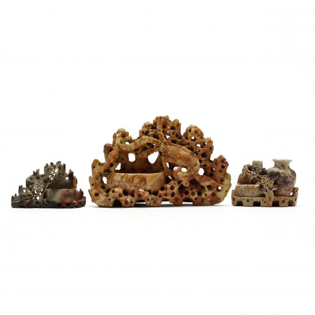 three-chinese-carved-stone-brush-washers