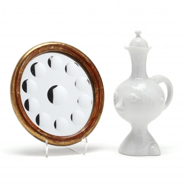 bjorn-wiinblad-porcelain-pitcher-and-modern-mirror