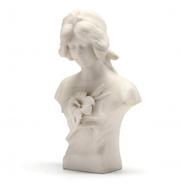 an-art-nouveau-carved-marble-bust-of-a-young-beauty