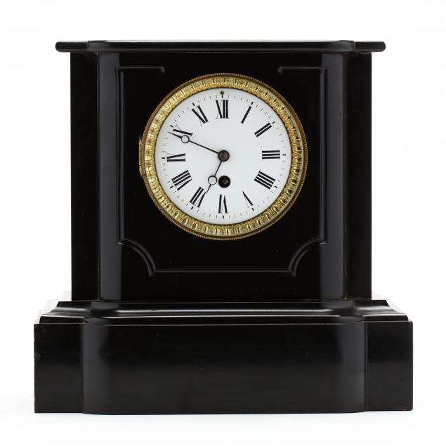 antique-polished-slate-mantel-clock