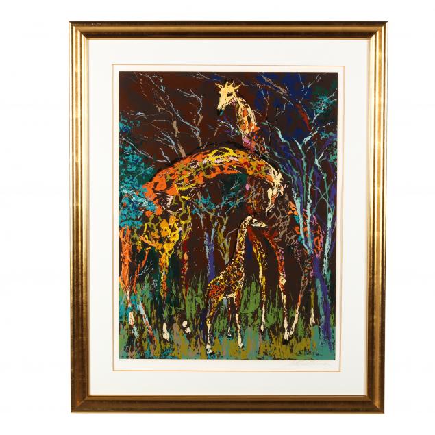 leroy-neiman-american-1921-2012-i-giraffe-family-i