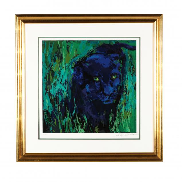 leroy-neiman-american-1921-2012-i-portrait-of-a-black-panther-i