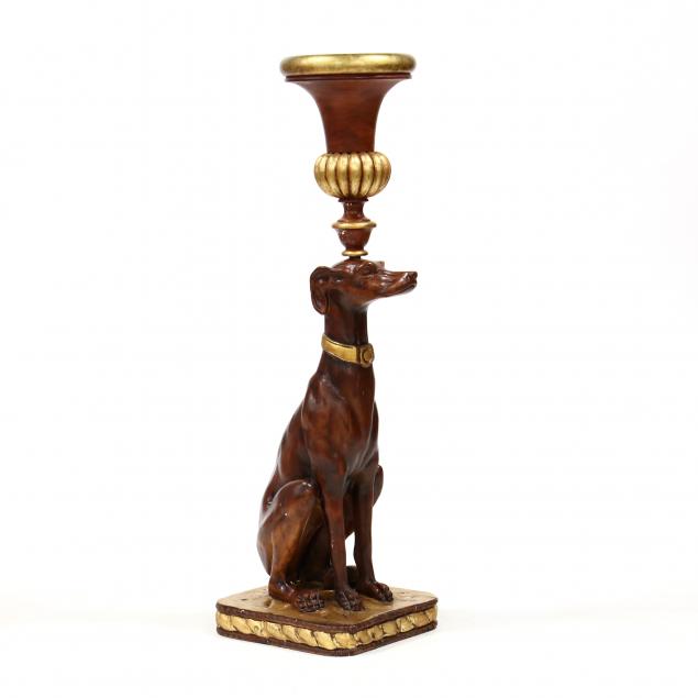 continental-carved-and-painted-hound-form-jardiniere