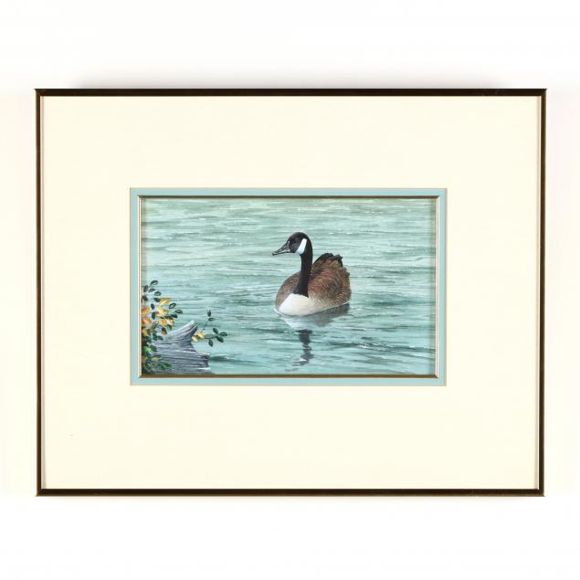 a-contemporary-watercolor-of-a-canada-goose