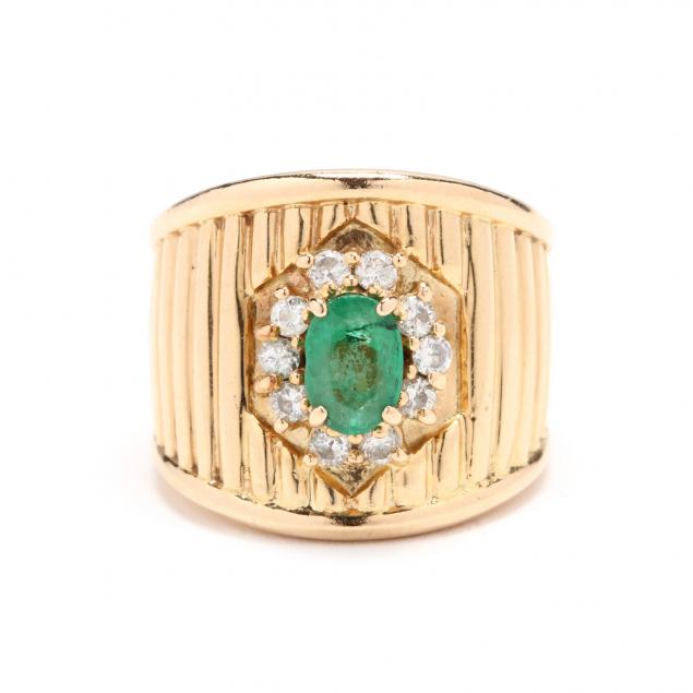 14kt-gold-emerald-and-diamond-ring