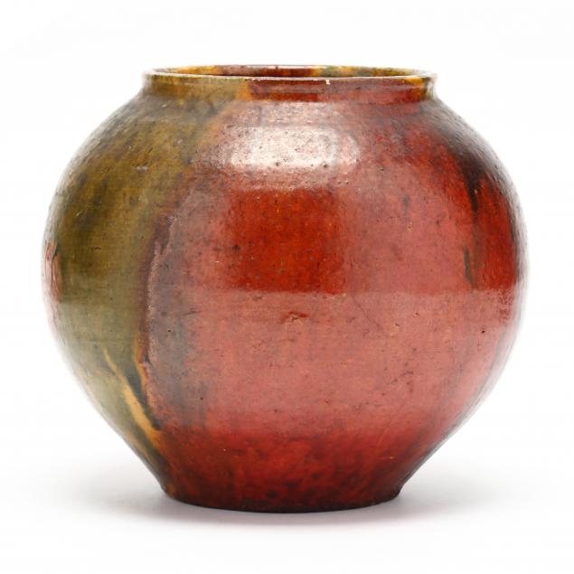 nc-pottery-log-cabin-vase