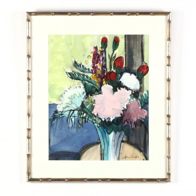 catherine-burchfield-parker-ny-tx-1926-2012-pink-white-carnations