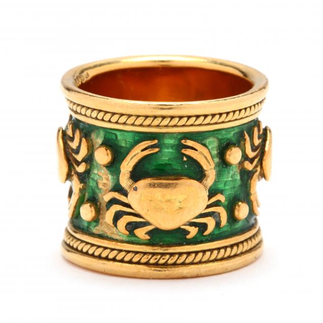 18kt-gold-and-enamel-band-elizabeth-gage