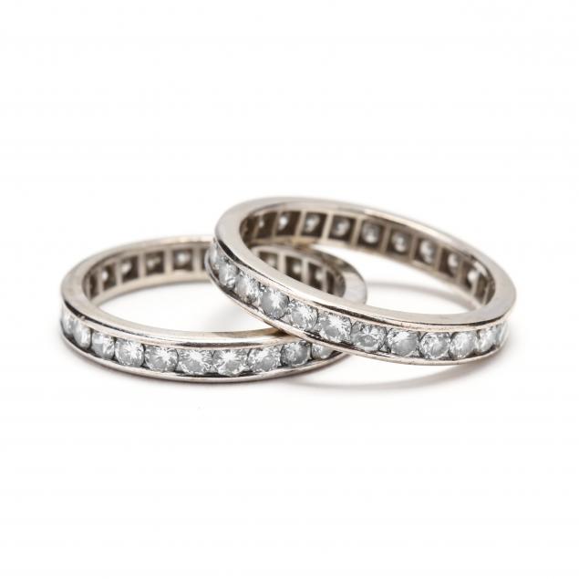 pair-of-white-gold-eternity-bands