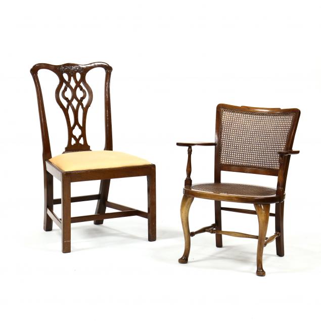 two-vintage-chairs