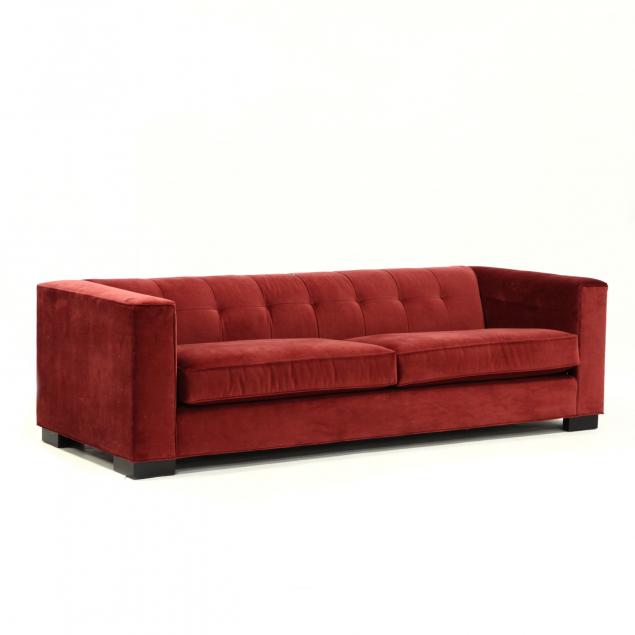 mitchell-gold-bob-williams-modern-velvet-sofa