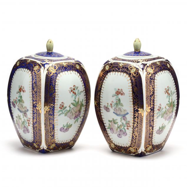 maitland-smith-pair-of-painted-porcelain-lidded-jars