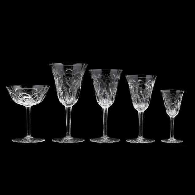 38-pieces-of-elegant-cut-glass-stemware