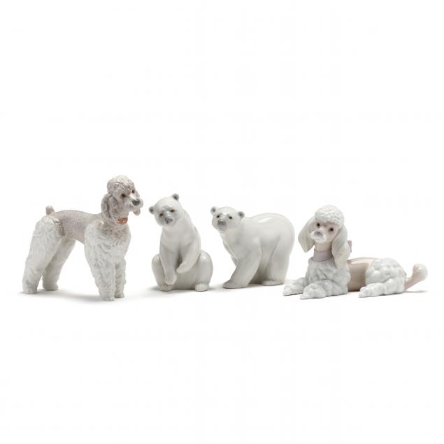 a-group-of-lladro-animals